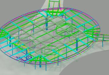 Detailing steel constructions on the Autodesk platform